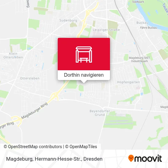 Magdeburg, Hermann-Hesse-Str. Karte