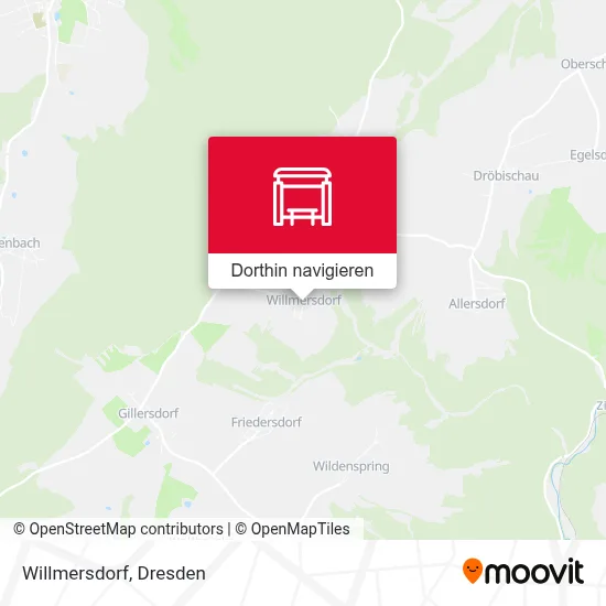 Willmersdorf Karte