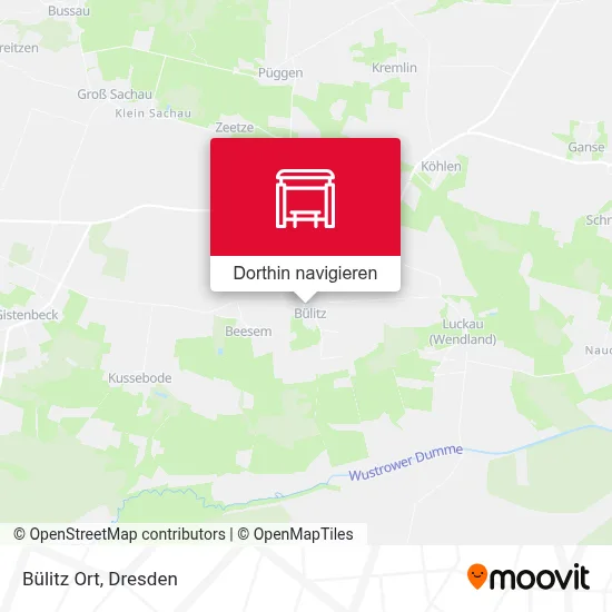 Bülitz Ort Karte