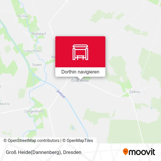 Groß Heide(Dannenberg) Karte