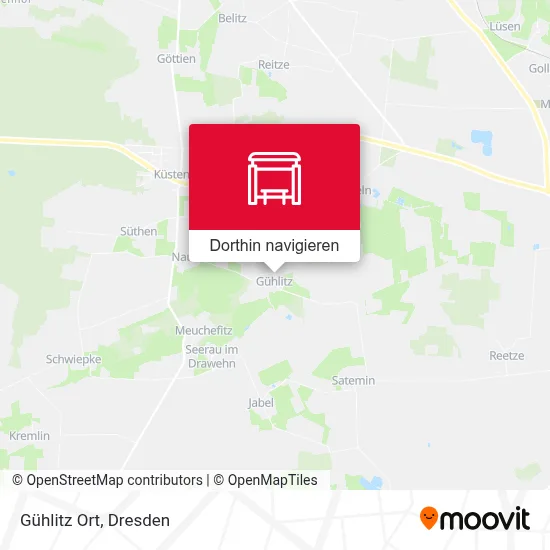 Gühlitz Ort Karte