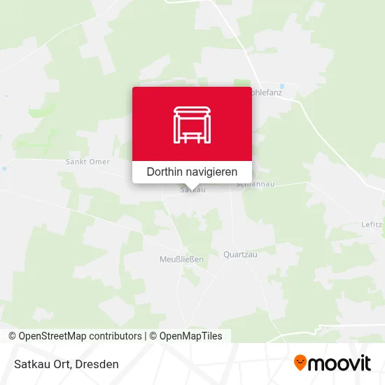 Satkau Ort Karte