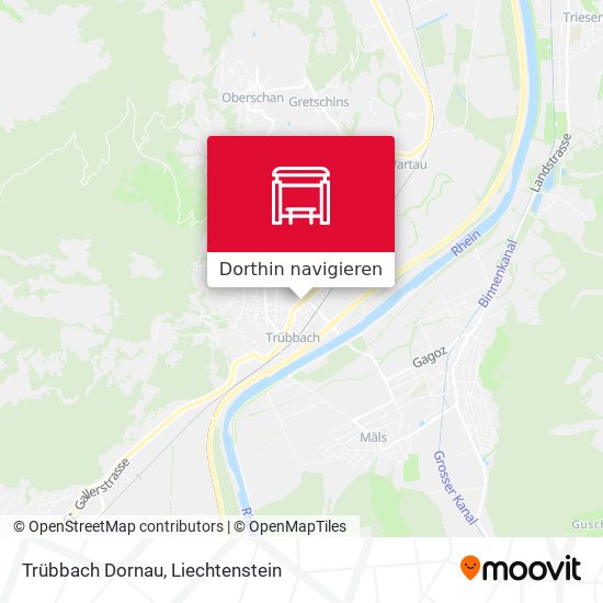 Trübbach Dornau Karte