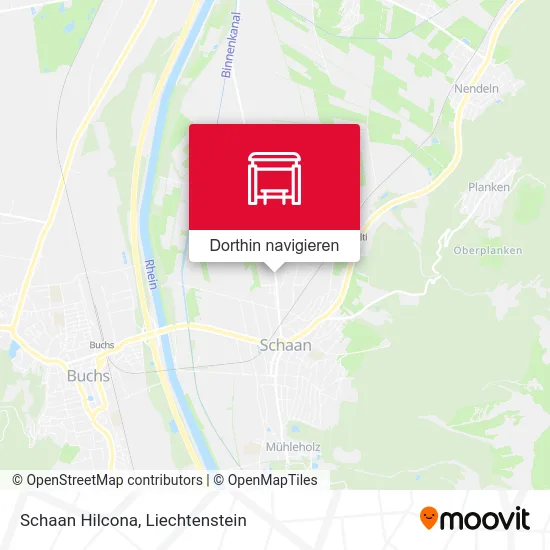 Schaan Hilcona Karte