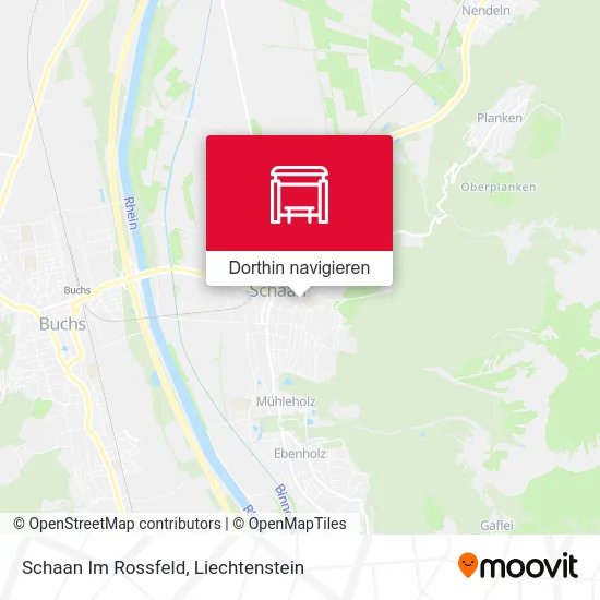 Schaan Im Rossfeld Karte