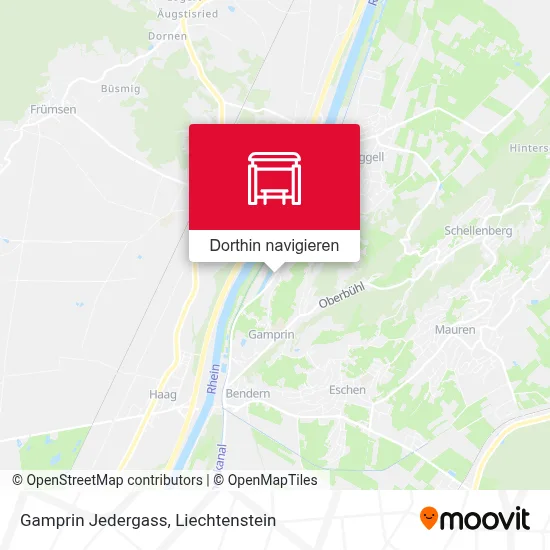 Gamprin Jedergass Karte