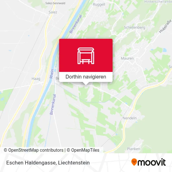 Eschen Haldengasse Karte