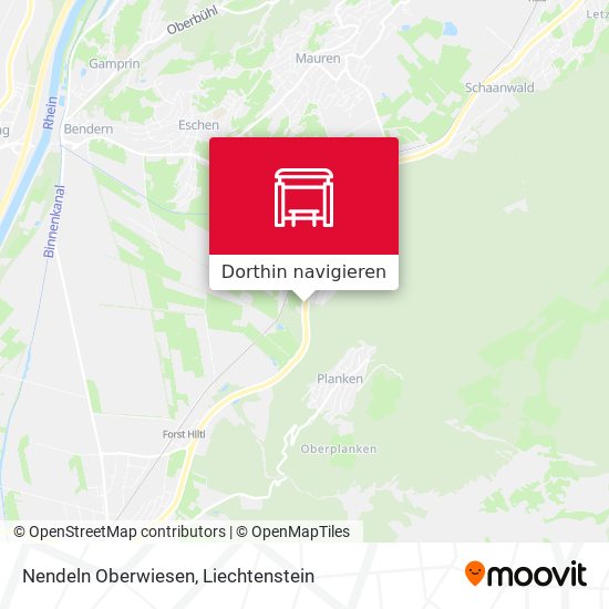 Nendeln Oberwiesen Karte