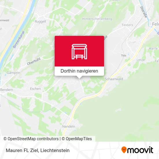 Mauren FL Ziel Karte