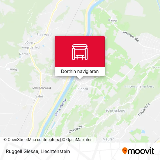 Ruggell Giessa Karte