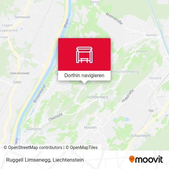 Ruggell Limsenegg Karte