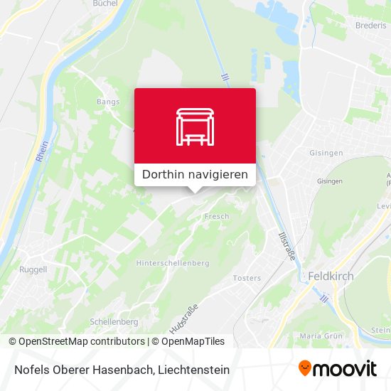 Nofels Oberer Hasenbach Karte