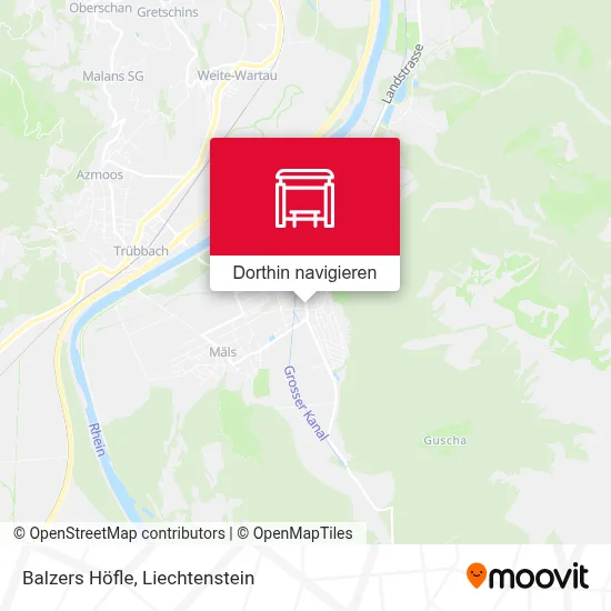 Balzers Höfle Karte