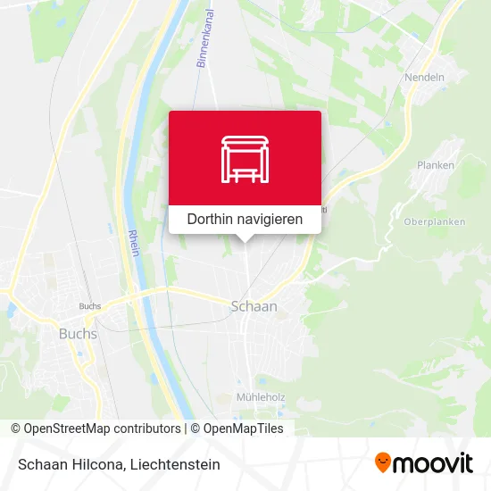 Schaan Hilcona Karte