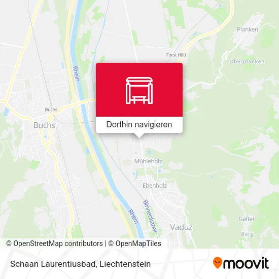 Schaan Laurentiusbad Karte