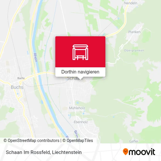 Schaan Im Rossfeld Karte