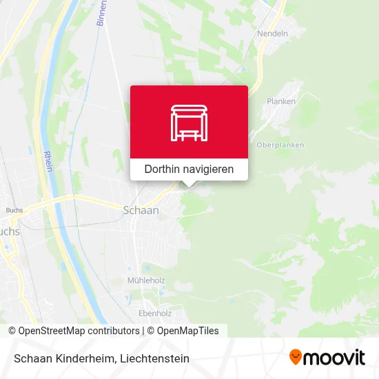 Schaan Kinderheim Karte