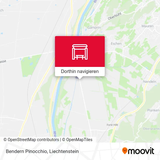 Bendern Pinocchio Karte