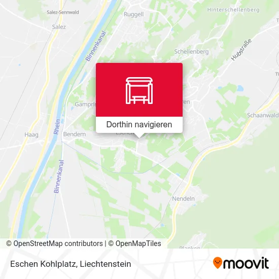 Eschen Kohlplatz Karte