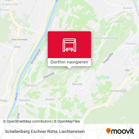 Schellenberg Eschner Rütte Karte