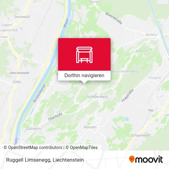 Ruggell Limsenegg Karte