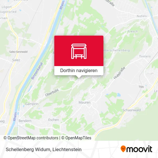 Schellenberg Widum Karte