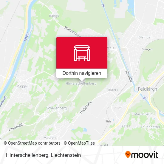 Hinterschellenberg Karte