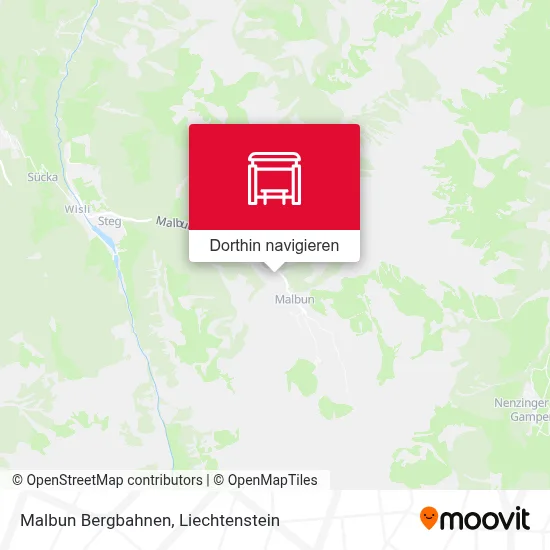 Malbun Bergbahnen Karte