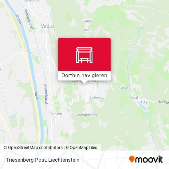 Triesenberg Post Karte