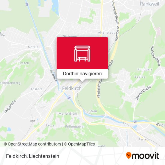 Feldkirch Karte