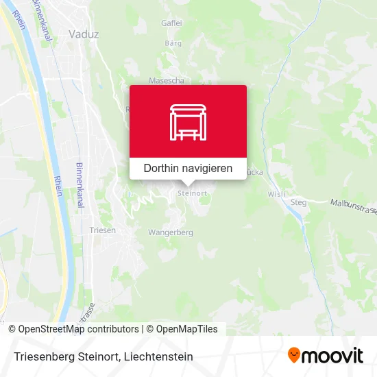 Triesenberg Steinort Karte