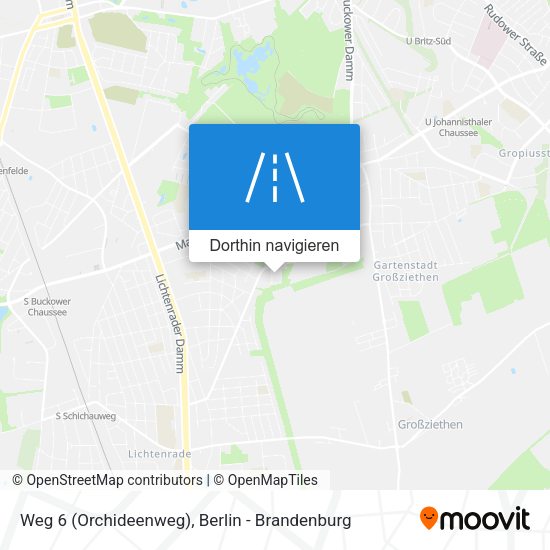 Weg 6 (Orchideenweg) Karte