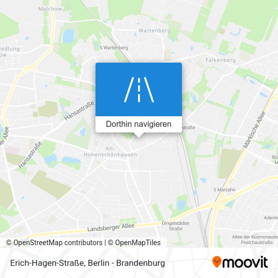 Erich-Hagen-Straße Karte
