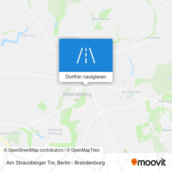 Am Strausberger Tor Karte