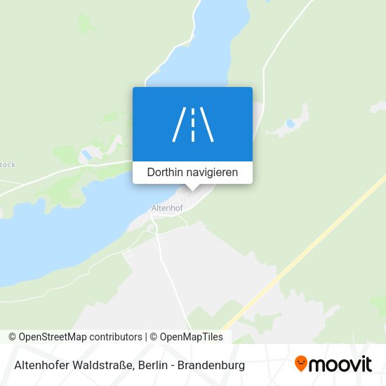 Altenhofer Waldstraße Karte