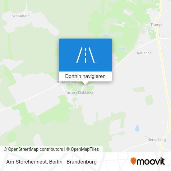Am Storchennest Karte