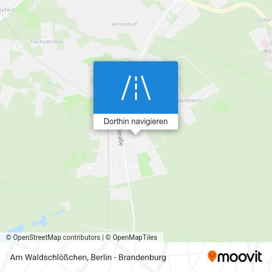 Am Waldschlößchen Karte