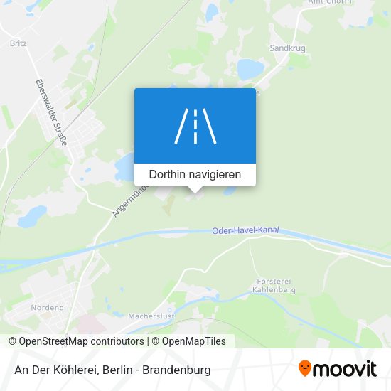 An Der Köhlerei Karte