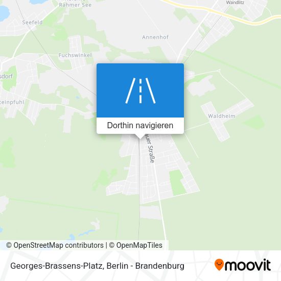 Georges-Brassens-Platz Karte