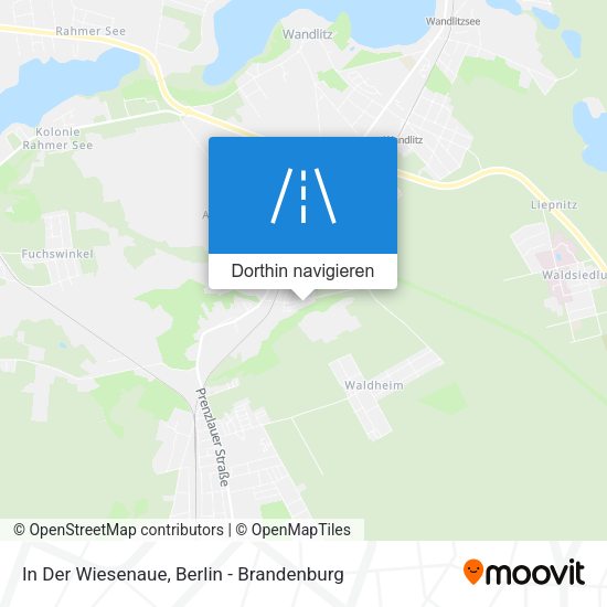In Der Wiesenaue Karte