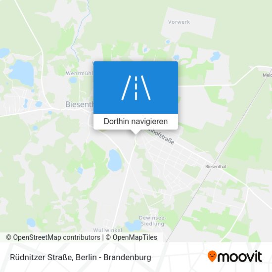 Rüdnitzer Straße Karte
