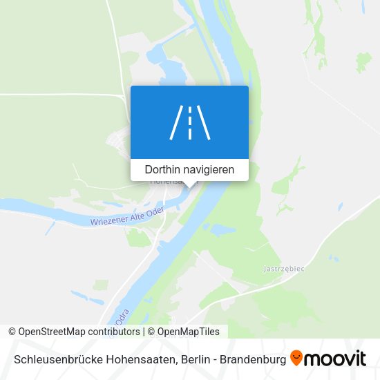 Schleusenbrücke Hohensaaten Karte