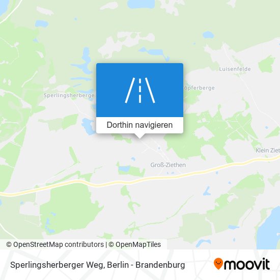 Sperlingsherberger Weg Karte