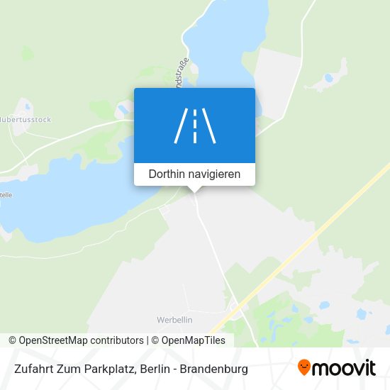 Zufahrt Zum Parkplatz Karte