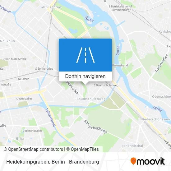 Heidekampgraben Karte