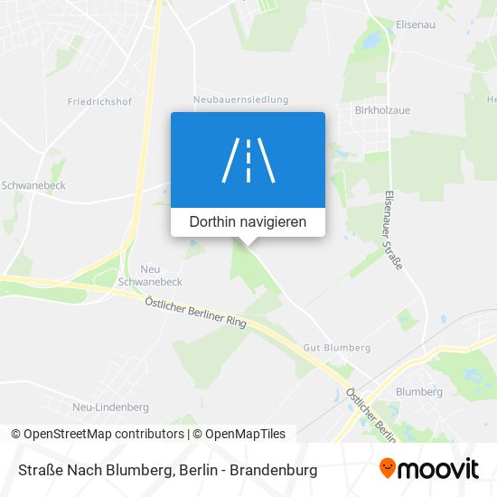 Straße Nach Blumberg Karte