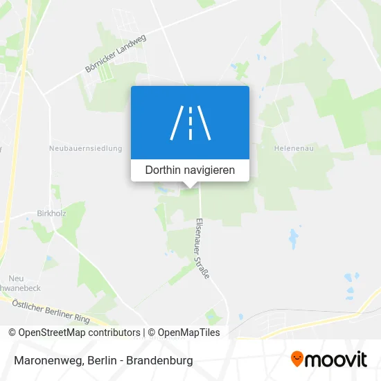 Maronenweg Karte