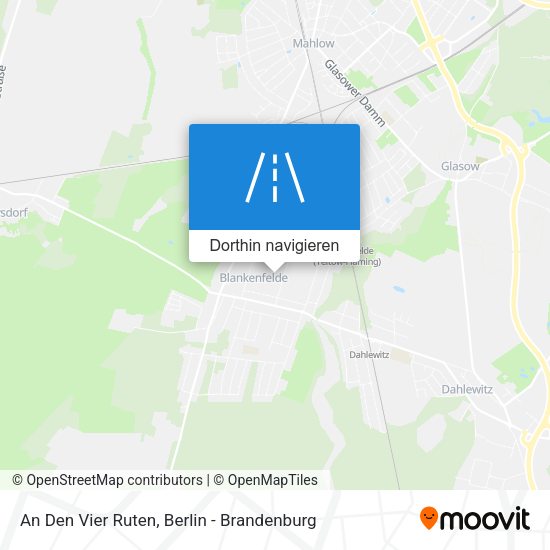 An Den Vier Ruten Karte