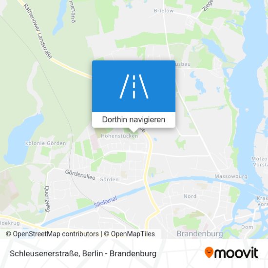 Schleusenerstraße Karte