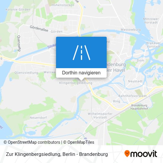 Zur Klingenbergsiedlung Karte